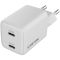 CANYON charger CU35CC GaN 35W 2xPD EU White