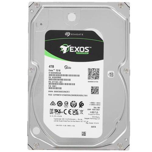 Жесткий диск HDD 4 Tb SATA 6Gb/s Seagate Exos 7E10 ST4000NM024B 3.5” 7200rpm 256MB