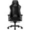 LORGAR Base 311, Gaming chair, PU eco-leather, 1.8 mm metal frame, multiblock mechanism, 4D armrests, 5 Star aluminium base, Class-4 gas lift, 75mm PU casters, Black + grey