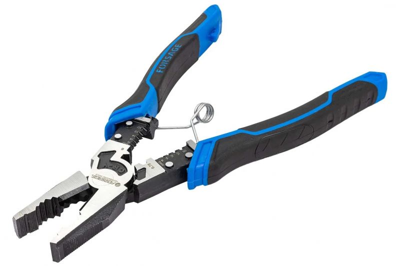 Плоскогубцы комбинированные для снятия изоляции 8,5" (215мм) в блистере 60528 F-611Y215