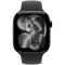 Apple Watch Series 11 GPS 46mm Jet Black Aluminium Case with Black Sport Band - M/L,Model A3333
