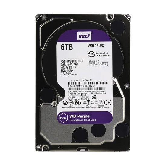 Жёсткий диск WD Purple™ WD60PURZ 6ТБ 3,5