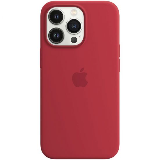 Чехол Apple Silicone Case MagSafe для Apple iPhone 13 Pro красный