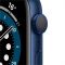 Apple Watch Series 6 GPS, 44mm Blue Aluminium Case with Deep Navy Sport Band - Regular, Model A2292