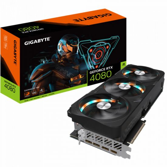 Видеокарта Gigabyte GV-N5080GAMING OC-16GD, RTX 5080 GAMING OC, 16G GDDR7, 256bit, HDMI, DP, BOX