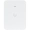 Ubiquiti U7-Pro-Wall mounted WiFi 7 AP with 6 spatial streams and 6 GHz support tailored for home builders with seamless installation options