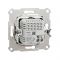 Розетка USB SE EPH2700371 Asfora A+С механизм антрацит