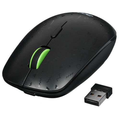 Мышь Acer OMR307 черный оптич. 1600dpi беспров. USB 4but (ZL.MCECC.022)