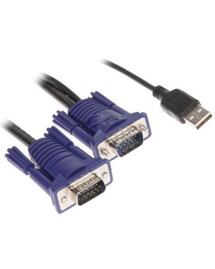 D-Link DKVM-CU5 Комплект кабелей для KVM переключ (4,5 м) /
