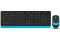 Клавиатура мышь беспроводная A4tech FG-1010-BLUE Fstyler USB