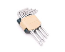 Набор ключей TORX Г-образных, 15 предметов(Т6, T7, T8, T9, Т10, Т15, Т20, Т25, Т27, Т30, Т40, Т45, Т50, Т55, Т60)в пластиковом держателе ROCKFORCE RF-5151 26059