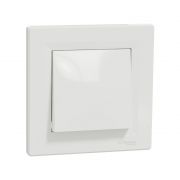 Переключатель одноклавишный SE EPH0400121 Asfora в сборе белый