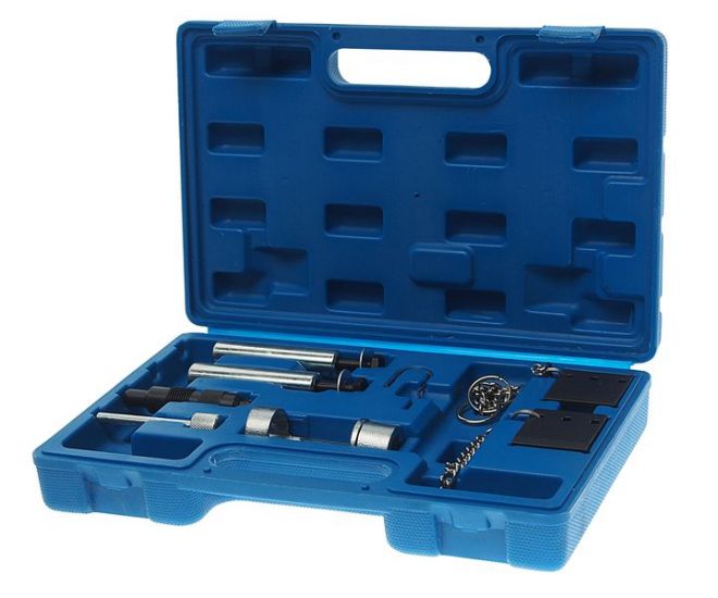 Набор фиксаторов для двигателей VAG (VW Passat 98-04, Audi A4, A6, A8, A11 97-04) 8 предметов, в кейсе ROCKFORCE RF-908G5 17004