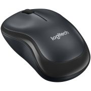 Мышь беспроводная Logitech M220 Silent Charcoal ofl (черная, оптическая, 1000dpi, 2.4 GHz/USB-ресивер, бесшумная)