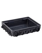 IEK KNU-12-PA-9011 Коробка напольная ONFLOOR 12 модулей /