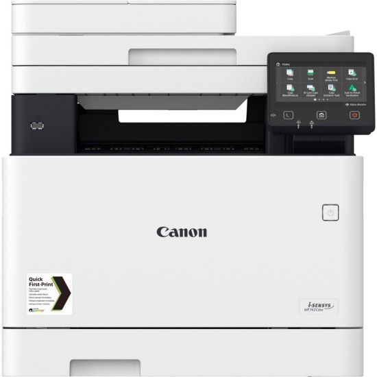 МФП Canon  MF742Cdw  принтер/сканер/копир /A4  600x600 dpi black 27 ppm/ color 27 ppm/1 Gb USB/LAN/WiFI Tray 50  550 /Cycle 50 000 p