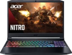 Ноутбук Acer NH.QBRER.002 Nitro 5 AN515-45 15.6'' FHD(1920x1080) IPS 144Hz nonGLARE/AMD Ryzen 7 5800H 3.20GHz Octa/8GB/512GB SSD/NVIDIA GeForce RTX 3070 8GB/WiFi/BT/HD Web Camera/2,3 kg/DOS/1Y/BLACK