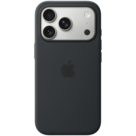 iPhone 17 Pro Silicone Case with MagSafe - Black,Model A3559