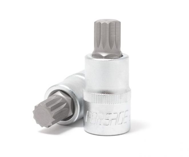 Головка бита SPLINE 12-лучевая M9 1/2" (L-55мм) Forsage F-34805509 8101