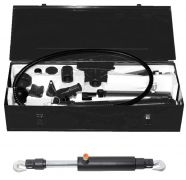 Набор гидравлического оборудования для кузовных работ 10т + цилиндр обратного действия, в метал. кейсе ROCKFORCE RF71001 28598