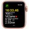 Apple Watch SE GPS, 40mm Gold Aluminium Case with Starlight Sport Band - Regular, Model A2351