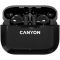 Canyon TWS-3 Bluetooth headset, with microphone, BT V5.0, Bluetrum AB5376A2, battery EarBud 40mAh*2 Charging Case 300mAh, cable length 0.3m, 62*22*46mm, 0.046kg, Black