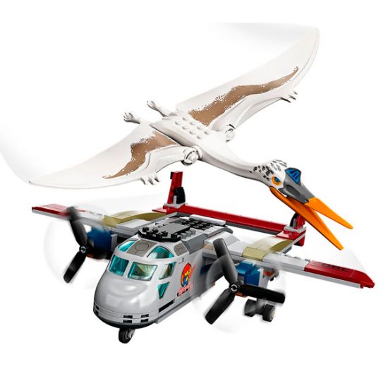 Конструктор LEGO Jurassic World Кетцалькоатль: нападение на самолёт