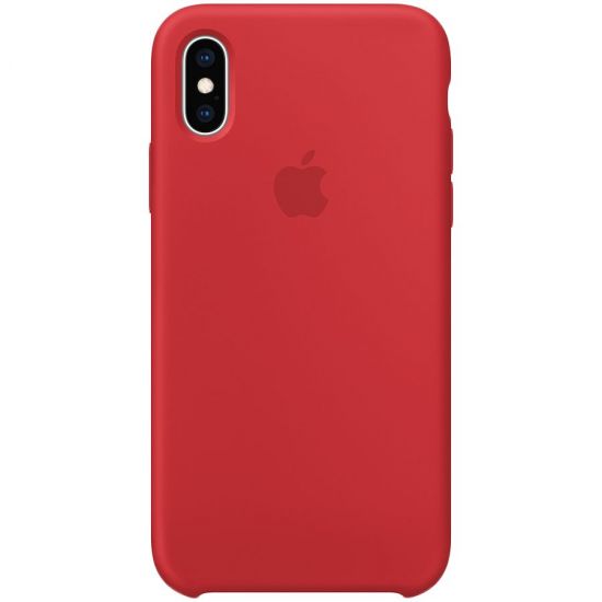 iPhone XS Silicone Case - (PRODUCT)RED, Model