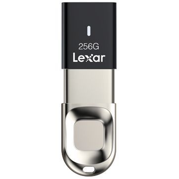 LEXAR 256GB  Fingerprint F35 USB 3 flash drive, up to 150MB/s read and 60MB/s write, Global