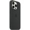 iPhone 15 Pro Silicone Case with MagSafe - Black,Model A3125