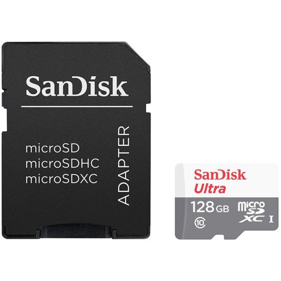 SANDISK 128GB Ultra microSDHC SD Adapter