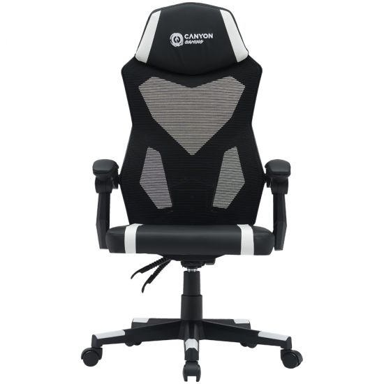 CANYON gaming chair Flow MCH01 Mesh Black White CANYON gaming chair Flow MCH01 Mesh Black White