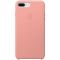 iPhone 8 Plus / 7 Plus Leather Case - Soft Pink