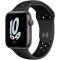 Apple Watch Nike SE GPS, 44mm Space Grey Aluminium Case with Anthracite/Black Nike Sport Band - Regular, Model A2352