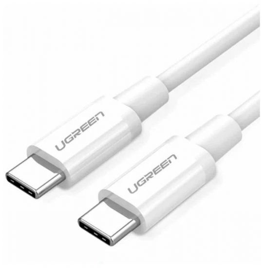 Кабель Ugreen US264 USB 2.0 C M/M ABS Cover 2m White 60520