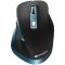 CANYON MW-14 2.4Ghz Wireless mouse, with 6 buttons,DPI 800/1200/1600/2000/2400,Battery:AAA*2 pcs , Black-blue 119.6*81.1*43.3mm86.8g