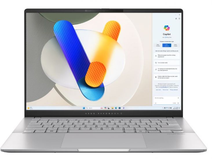 Ультрабук ASUS VivoBook S14 M5406NA-QD013W, Ryzen 5-7535HS-3.3, 512GB SSD, 16GB, 14"WUXGA Oled,Win11 Ультрабук ASUS VivoBook S14 M5406NA-QD013W, Ryzen 5-7535HS-3.3, 512GB SSD, 16GB, 14"WUXGA Oled,Win11