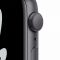 Apple Watch Nike SE GPS, 44mm Space Grey Aluminium Case with Anthracite/Black Nike Sport Band - Regular, Model A2352