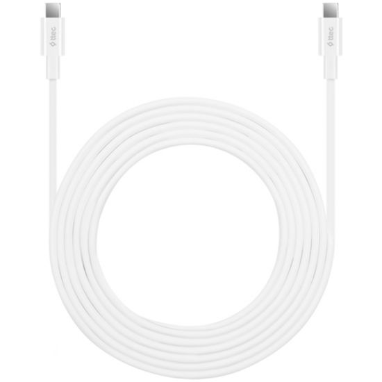 ttec Type-C - Type-C 150cm 100W Fast Charge Cable, White