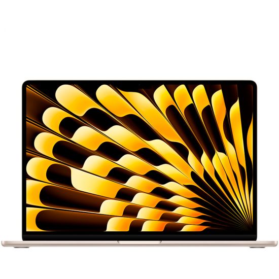 15-inch MacBook Air: Apple M4 chip with 10-core CPU and 10-core GPU, 24GB, 512GB SSD - Starlight,Model A3241