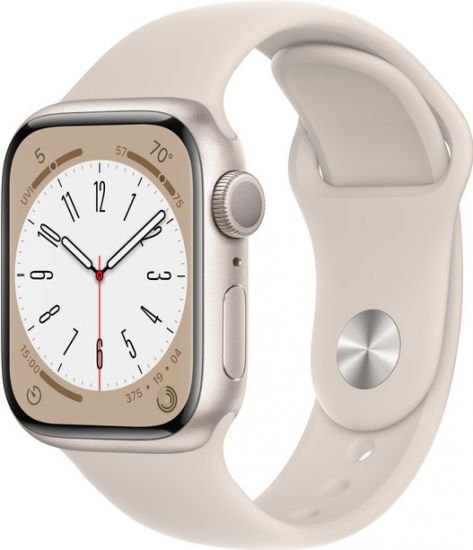 Смарт-часы Apple Watch Series 8 45 мм Aluminum золотистый