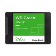 Твердотельный накопитель 240GB SSD WD Серия GREEN 2.5” SATA3 R545Mb/s W465Mb/s  Толщина 7мм WDS240G3G0A.