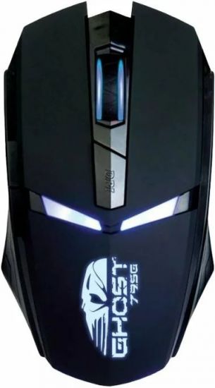 Мышка игровая Oklick 795G GHOST черный оптическая (2400dpi) USB игровая (5but)