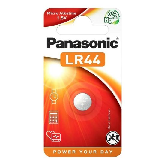 Батарейка дисковая литиевая PANASONIC LR-44/1B