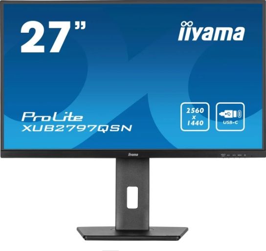 XUB2797QSN-B1 Монитор жидкокристаллический 27", 68.5cm, IPS, 2560 x 1440 @100Hz, 16:9, 250 cd/m, 1300:1, 80M:1, 1ms, HDMI x1 (v.2.0), DisplayPort x1 (v.1.4)