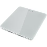 Умные кухонные весы AENO KS1S, максимальная нагрузка - 8 кг, Bluetooth, более 10 000 продуктов и блюд, анализ по 25 показателям, режим для кофе, 6 единиц измерения: кг, г, фунты, унции, жидкие унции, мл, материал - стекло.