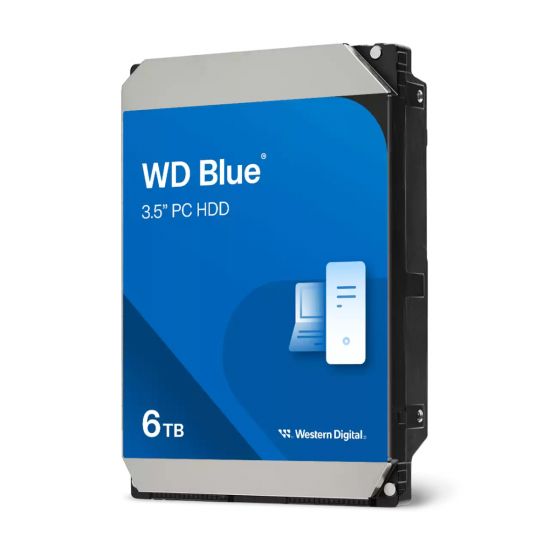 Жесткий диск HDD 6Tb Western Digital Blue SATA 6Gb/s 256Mb 5400rpm WD60EZAX. НОВИНКА!