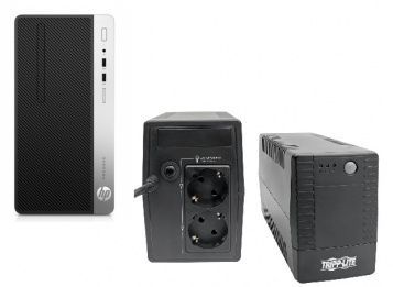Компьютер-комплект HP Europe ProDesk 400 G6 /MT / Core i3 / 8 Gb / 256*1000 Gb / DVD+/-RW / Graphics  UHD 630  256 Mb /Windows 10  Pro/ V214a 20.7 Monitor