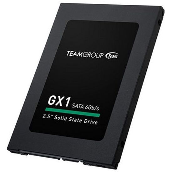 Твердотельный накопитель  480GB SSD TeamGroup GX1  2.5” SATA3 R530Mb/s, W430MB/s T253X1480G0C101