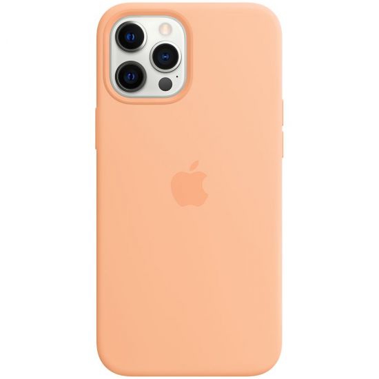 iPhone 12 Pro Max Silicone Case with MagSafe - Cantaloupe, Model A2498